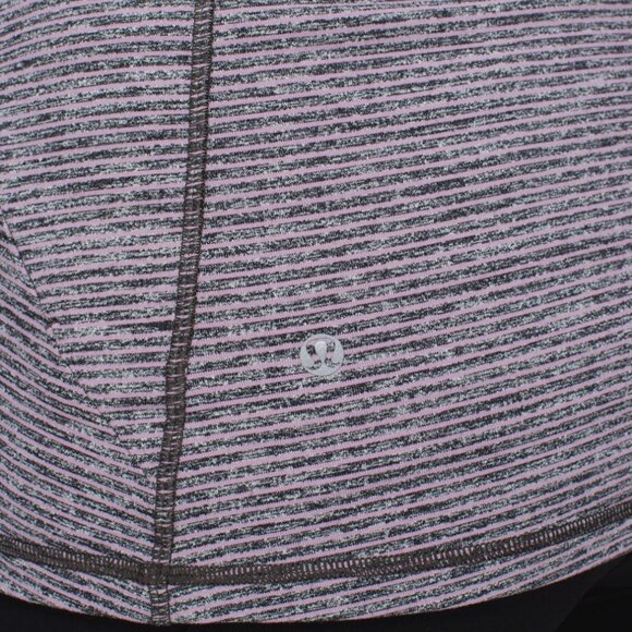 NWOT LULULEMON Race Your Pace Half Zip Top - Size 6 - Lilac Purple Grey - Picture 8 of 12